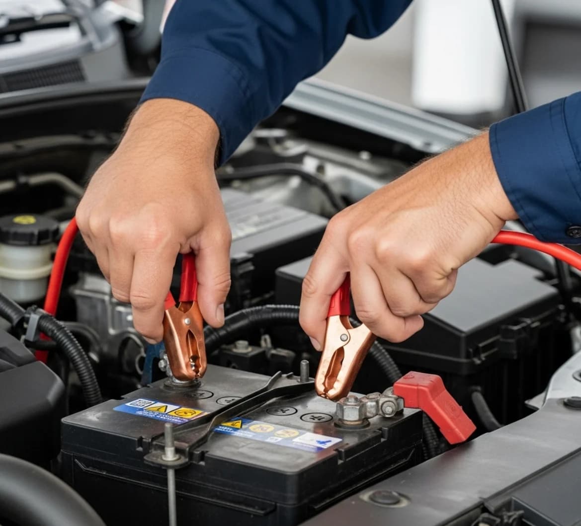 Car battery replacement in Arabian Ranches 2