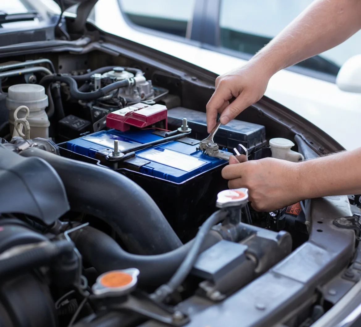 Car battery replacement in Mirdif