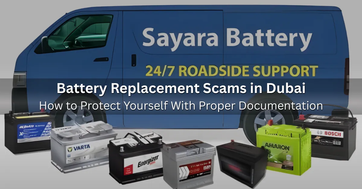 Battery Replacement Scams in Dubai How to Protect Yourself With Proper Documentation (1)