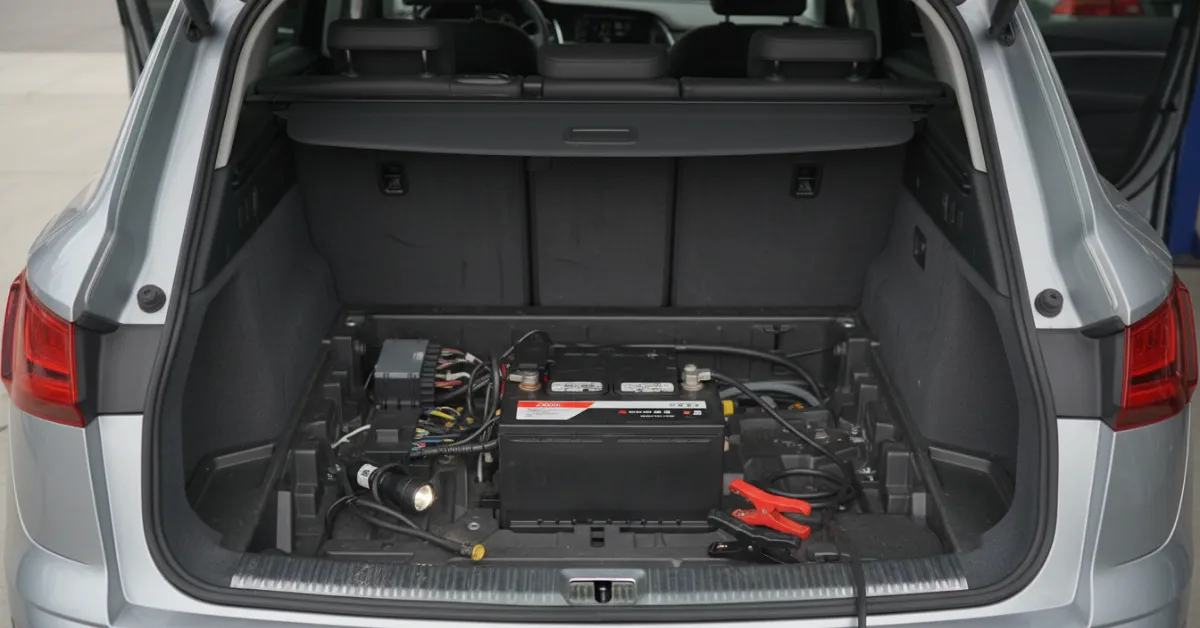 Open an Audi Q5 Trunk With a Dead Battery