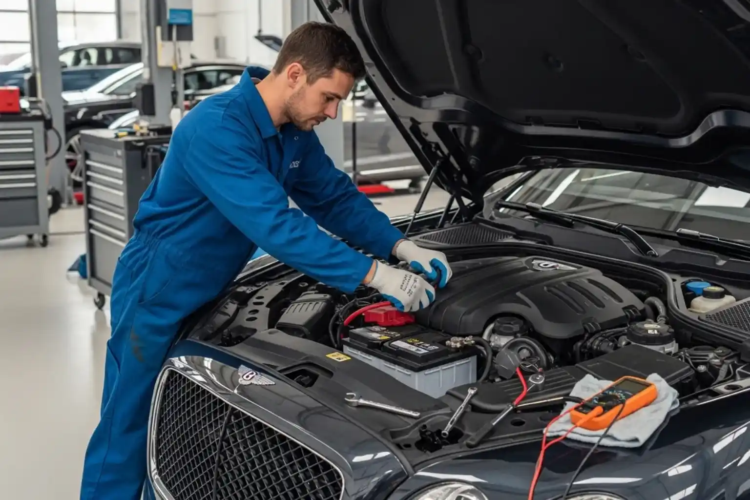 Full-Service Bentley Battery Replacement & Installation in Dubai