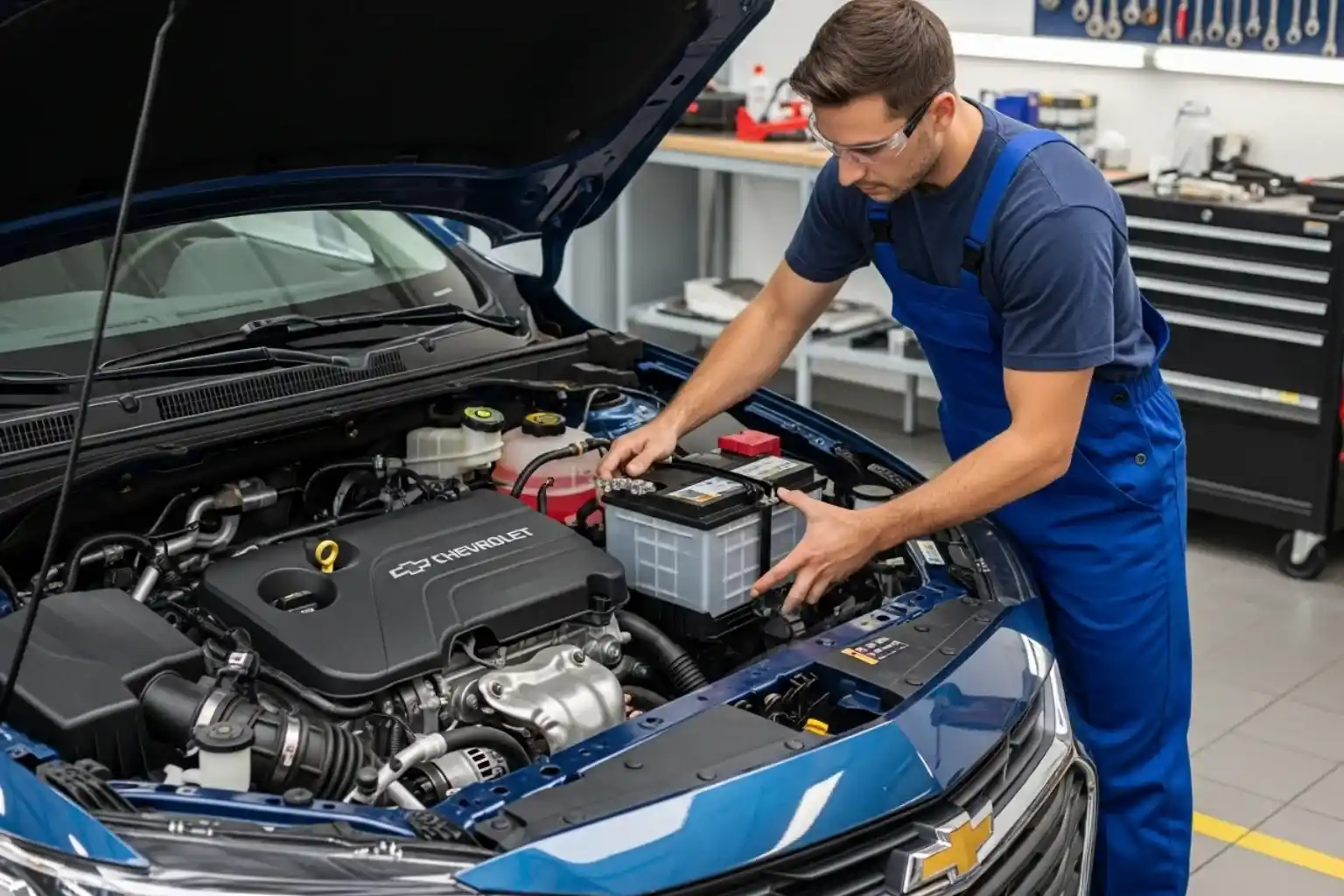 Full-Service Chevrolet Battery Change & Installation in Dubai
