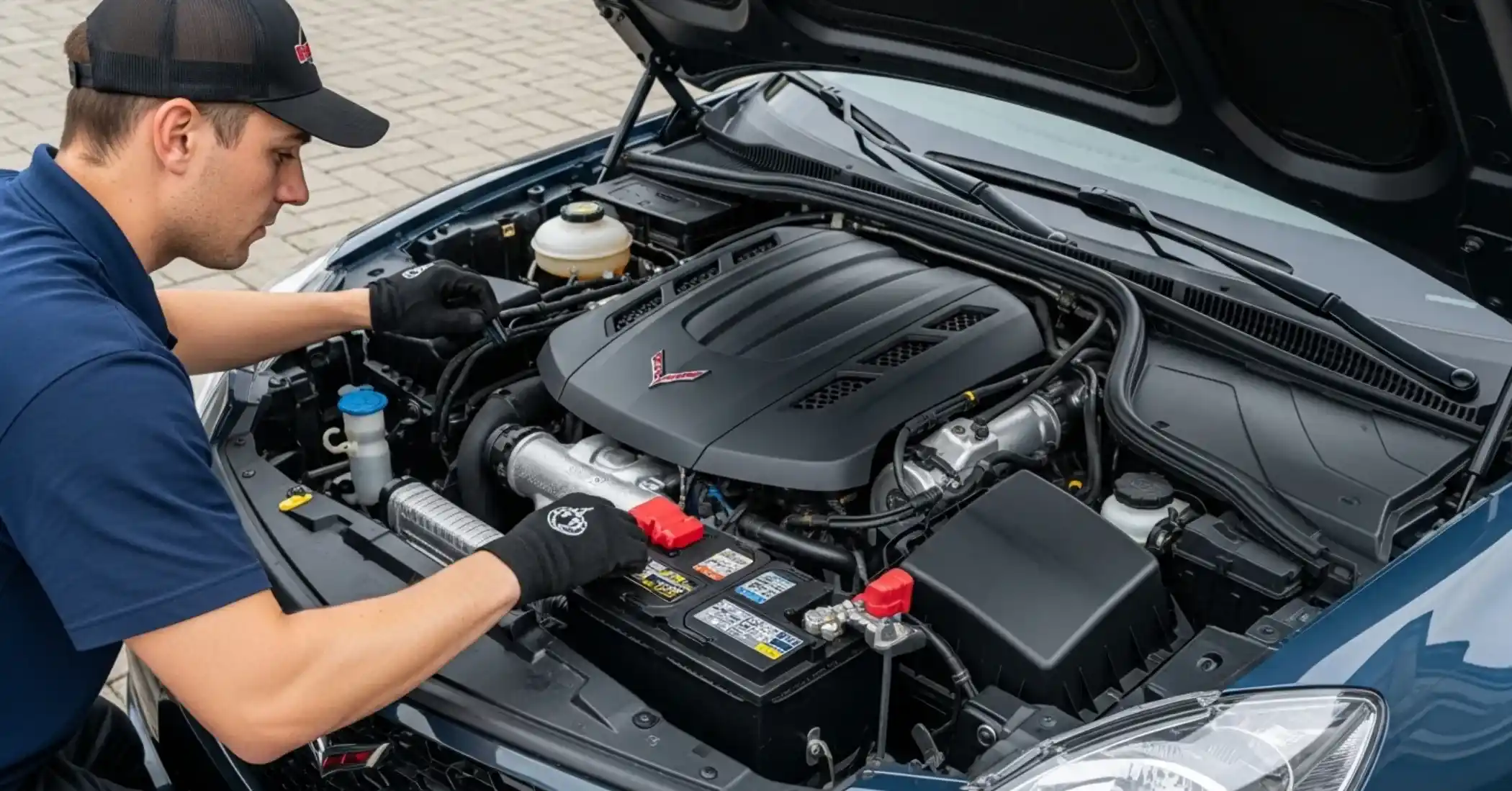 Full-Service Corvette Battery Change & Installation in Dubai