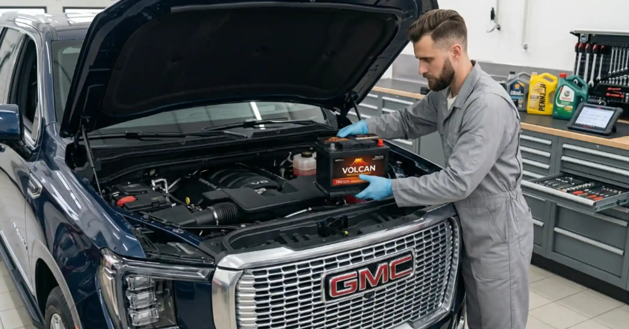Dependable GMC Battery Replacement & Installation Services in Dubai