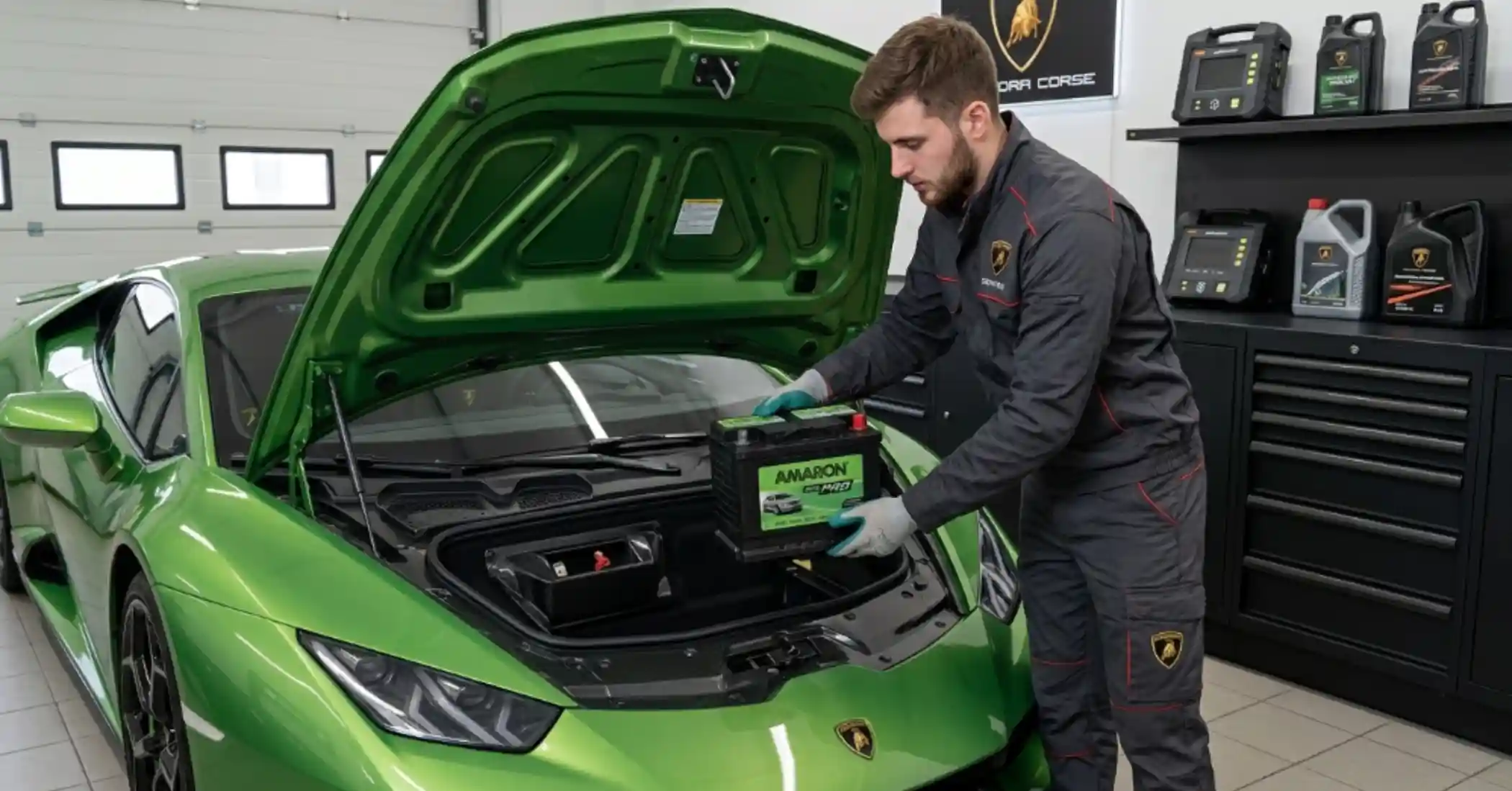 Reliable Lamborghini Battery Replacement & Installation Services in Dubai