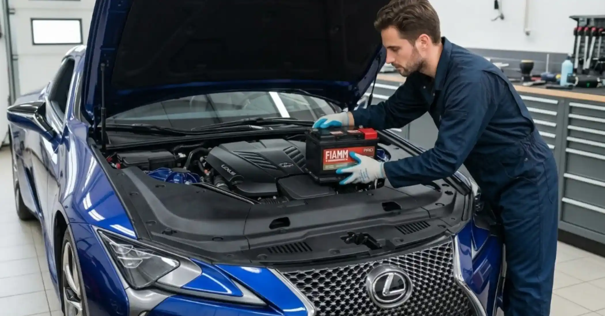 Elite Lexus Battery Replacement & Installation Services in Dubai
