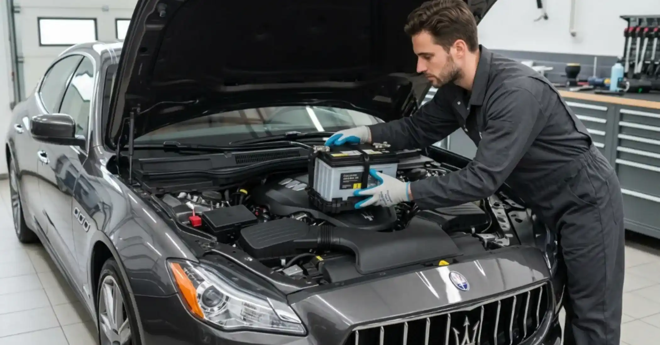 Premium Maserati Battery Replacement & Installation Services in Dubai