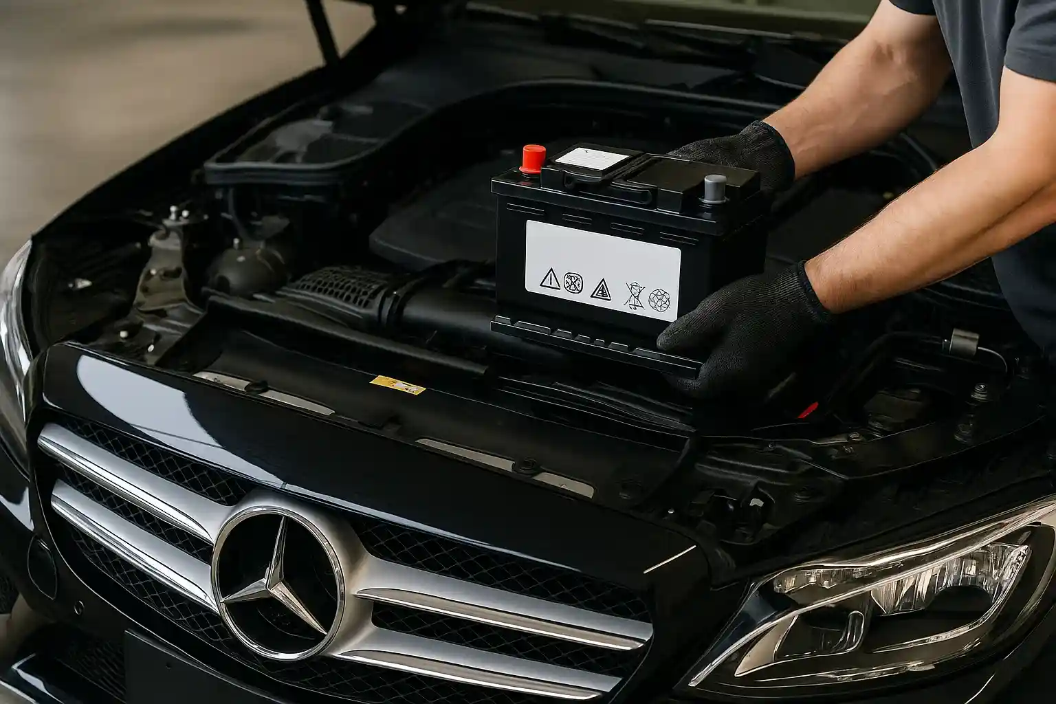 Professional Mercedes Battery Replacement & Change Services in Dubai