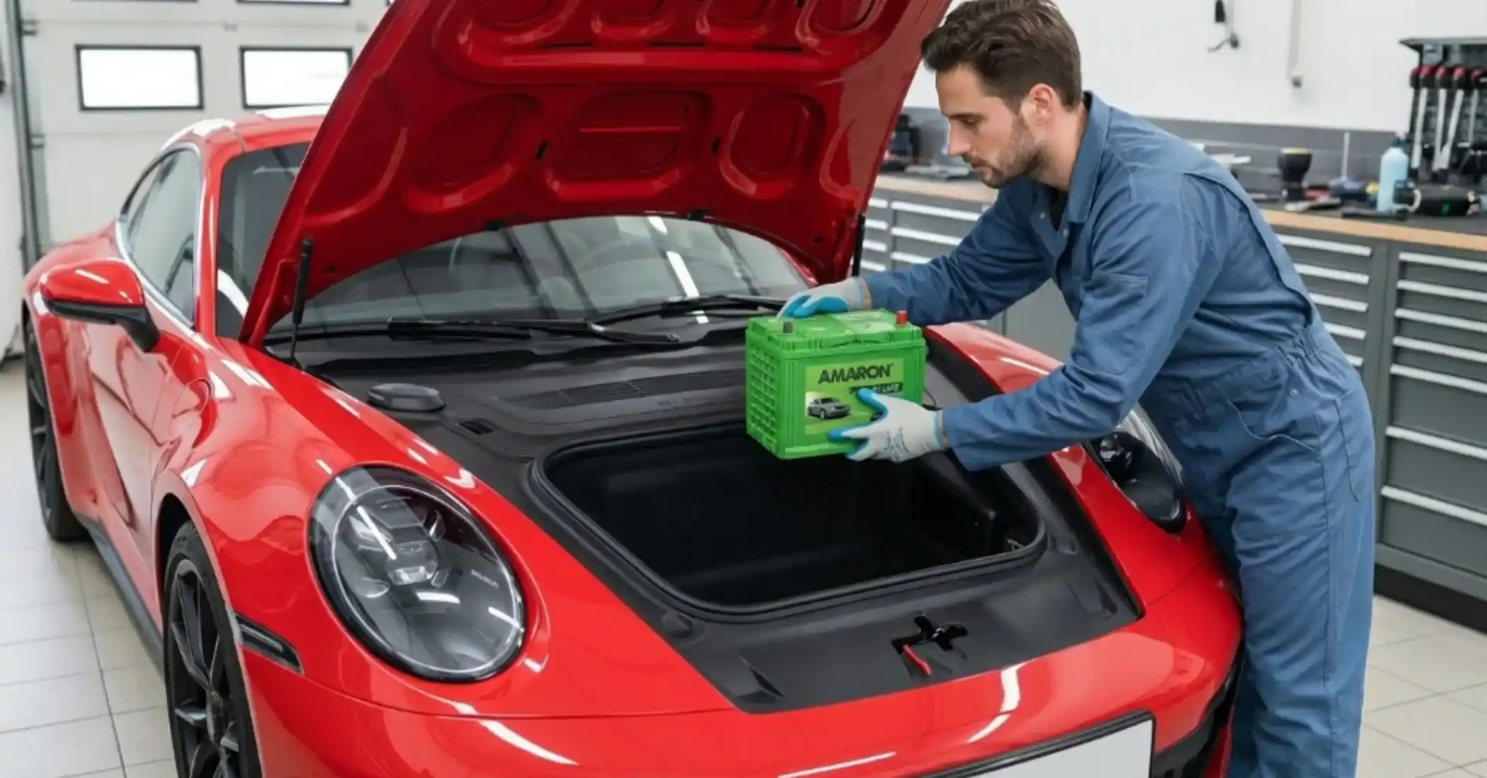 Precision Porsche Battery Replacement & Installation Services in Dubai
