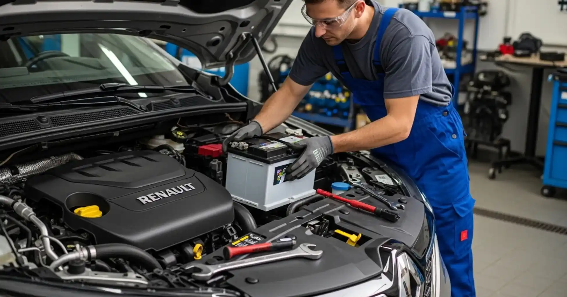 Specialized Renault Battery Replacement & Change Services in Dubai