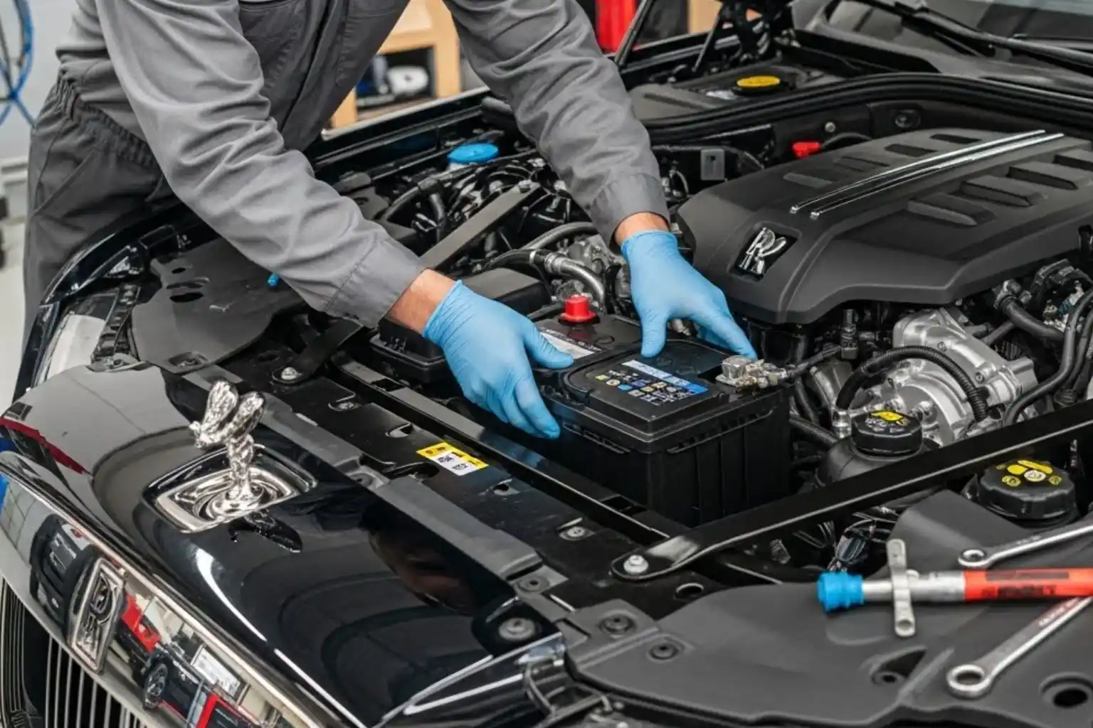 Complete Battery Change Assistance for Rolls-Royce Vehicles