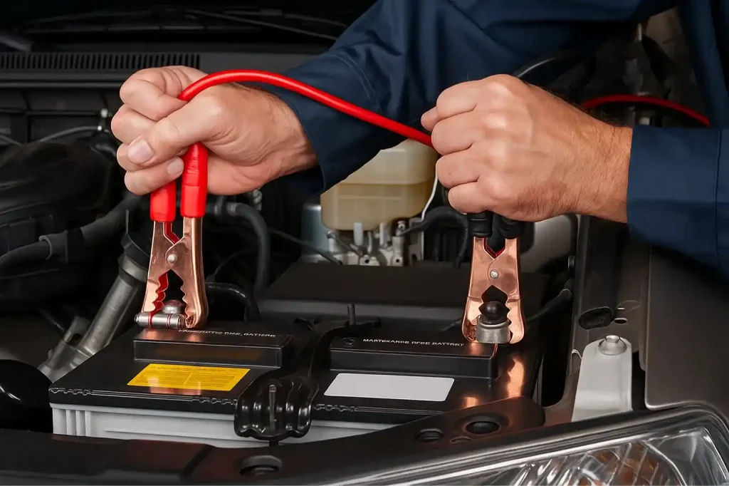 Flat-Battery-Jumpstart-And-Replacement-Service