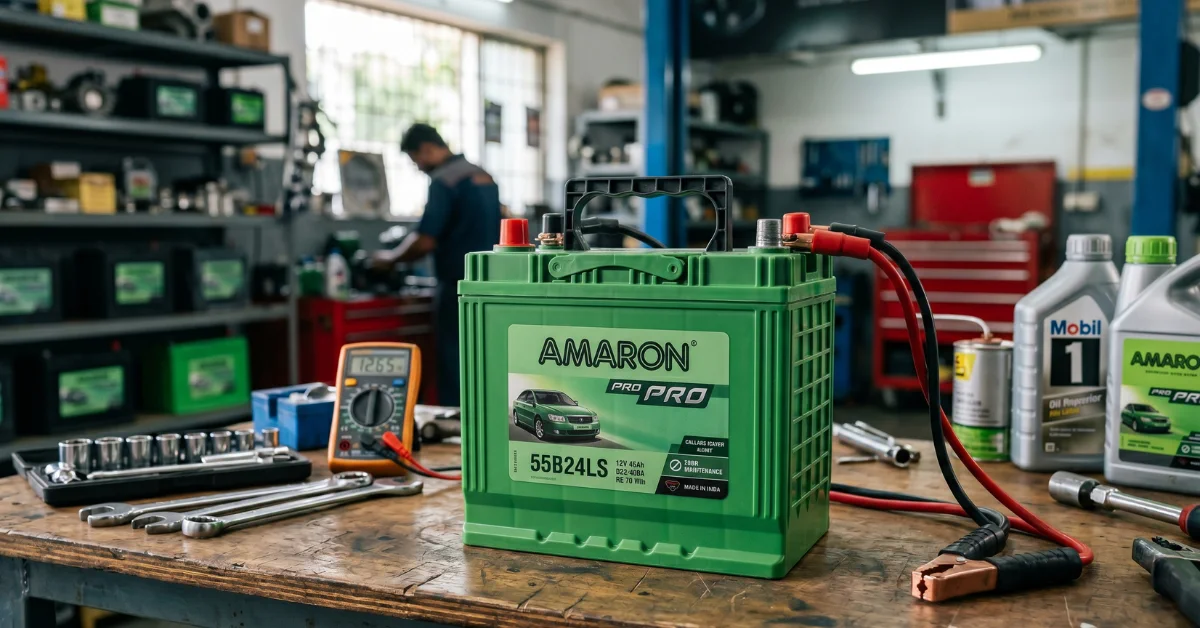 Amaron 55B24LS Battery_ Specs, Price & Car Compatibility in Dubai