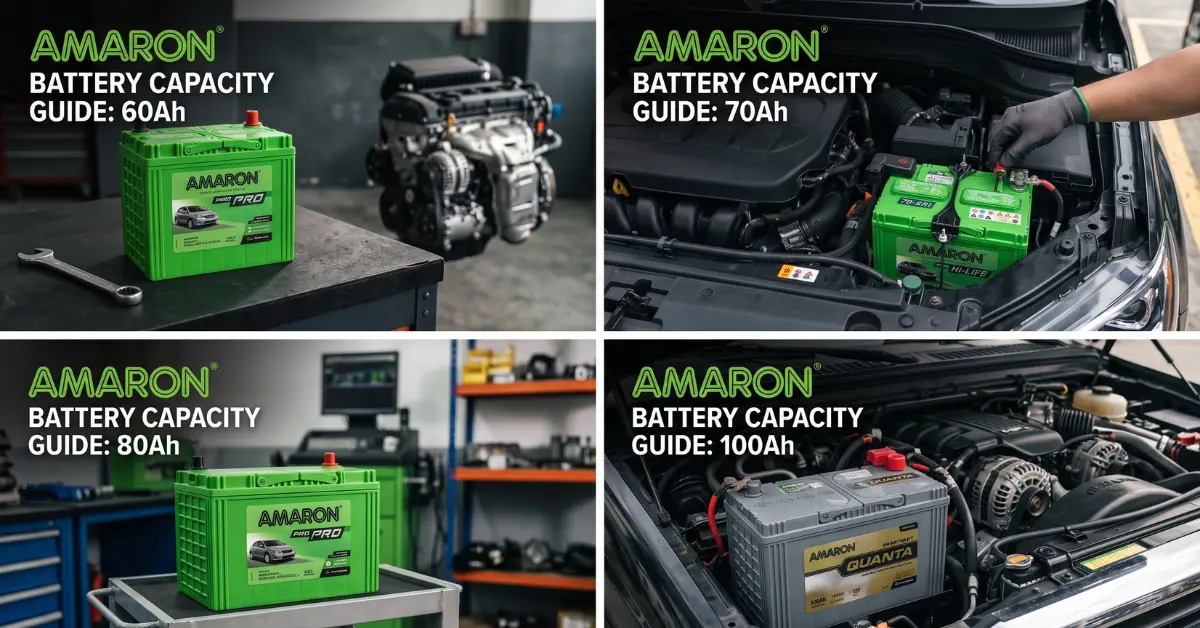 Amaron Battery Capacity Guide Dubai_ 60Ah, 70Ah, 80Ah, 100Ah and More