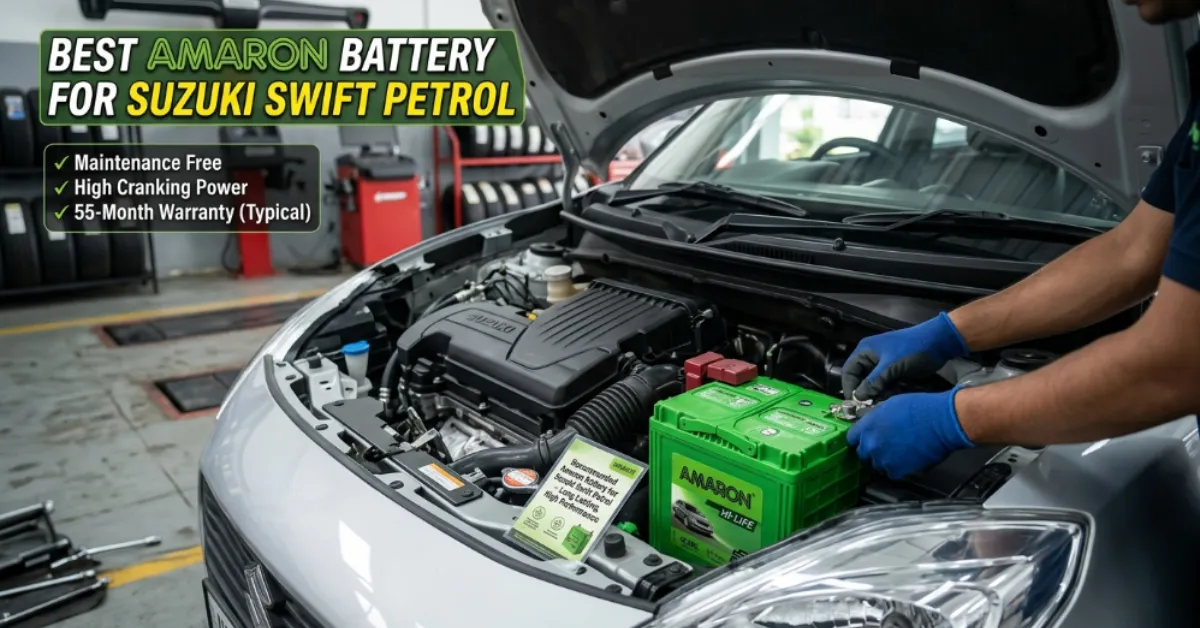 Best Amaron Battery for Suzuki Swift Petrol